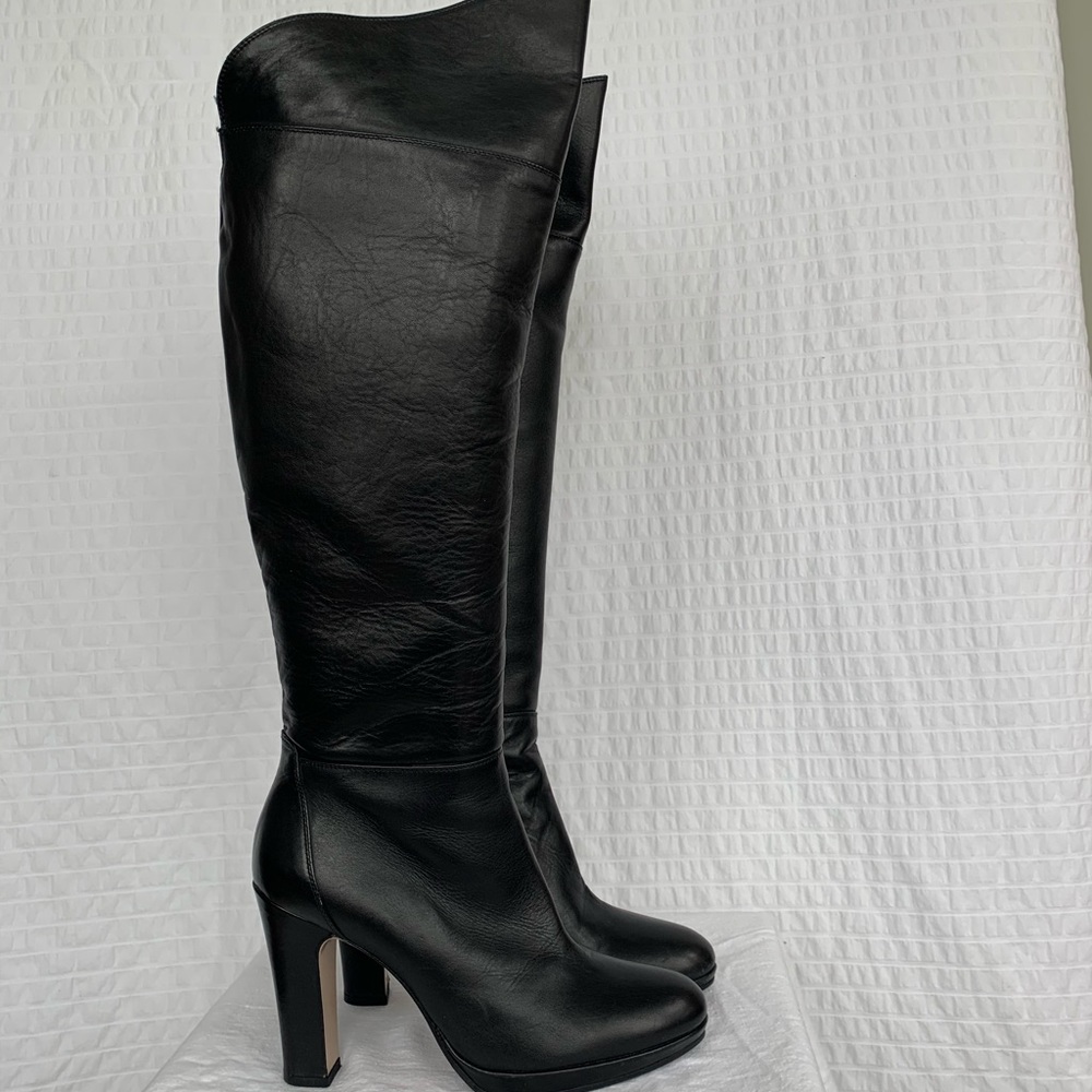 MAXMARA over the knee leather boots